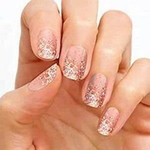 Color Street Coming Up Rose Gold nail strips set